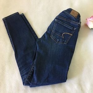American eagle super stretch skinny jean jegging